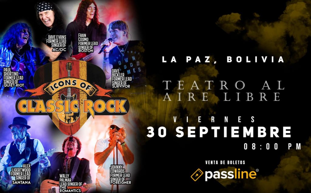 Interprete de la canción "Eye of the Tiger" por primera vez Bolivia RQP