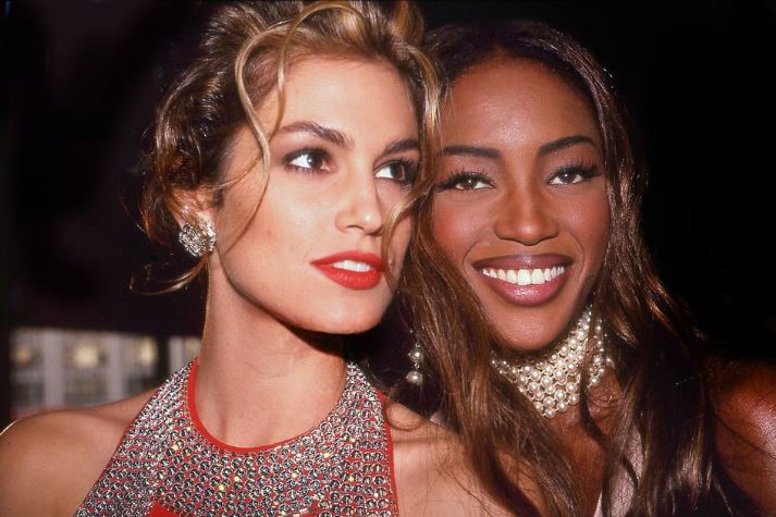 Cindy Crawford y Naomi Campbell